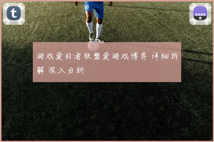 游戏爱好者联盟爱游戏博弈 详细拆解 深入分析